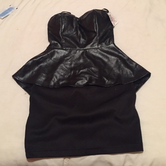 Black strapless dress - Picture 3 of 4