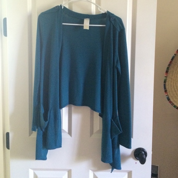 Teal cardigan - Picture 1 of 3