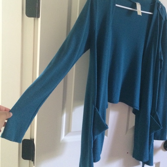 Teal cardigan - Picture 2 of 3