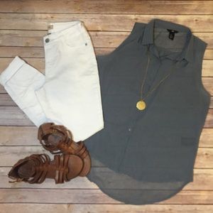 H&M Button Down Blouse