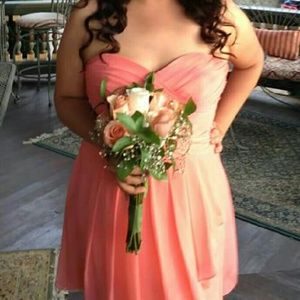 Coral reef crinkle chiffon