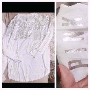 Long sleeve pink shirt