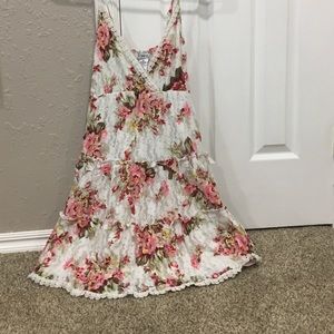 Floral lace dress