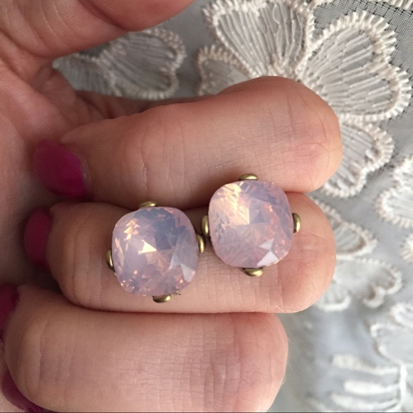 2/$15 Pink Opal Effects Earrings - Picture 4 of 4
