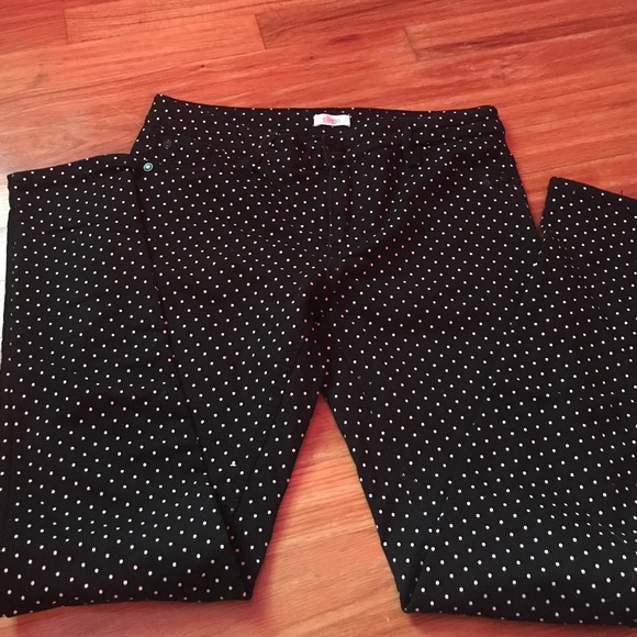 Polka dot jeggings
