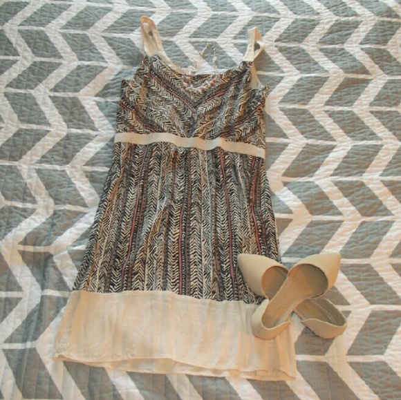 Loft tribal print dress