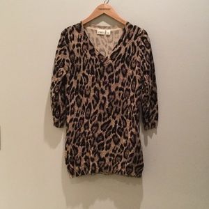 Cheetah tunic sweater❤️