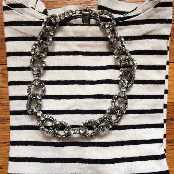 J. Crew Jewelry - J. Crew CRYSTAL CHAIN-LINK NECKLACE