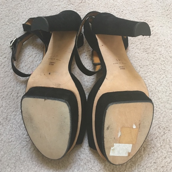 Carven Black Suede Platform Pumps - Picture 4 of 4