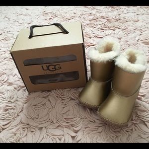 Cassie Metallic Gold UGGs