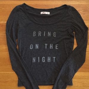 HOLLISTER Long Sleeve Graphic Tee (Size S)