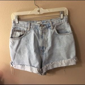 Vintage high waisted Calvin Klein jean shorts