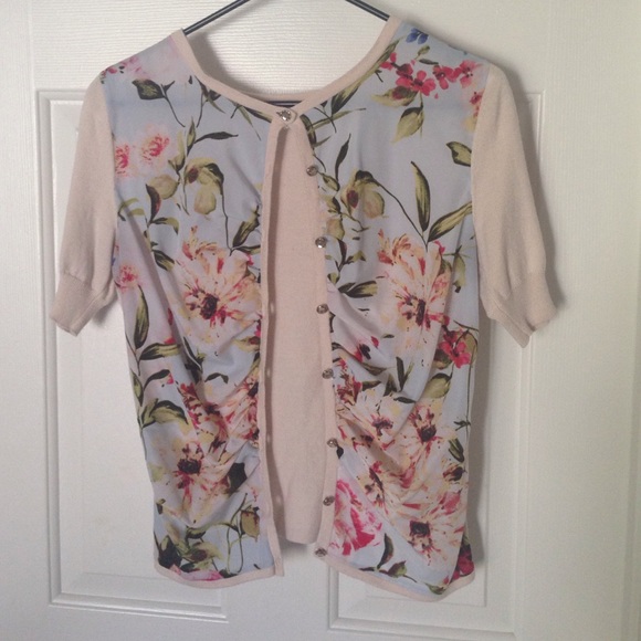 Floral cardigan