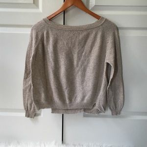 Brandy Melville button back sweater