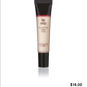 Laura Geller lip strip smoothing sugar scrub.