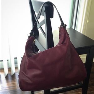 Vince Camuto Red/Purple (wine color) hobo bag