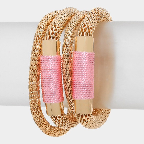 Jewelry - Coiled Mesh Stack Stretch Bracelet