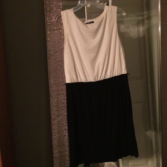 Black and white dress