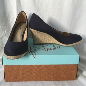 LifeStride navy wedge