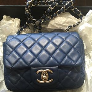 Authentic chanel mini7 Flap bag used