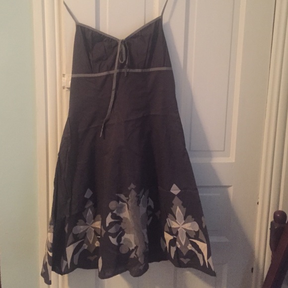 Gray halter esprit dress