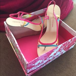 Chinese Laundry Strappy Wedge Ravenous Size: 9.5