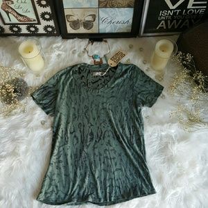 NWT Nation LTD Revolve Tiger Print Tee OBO