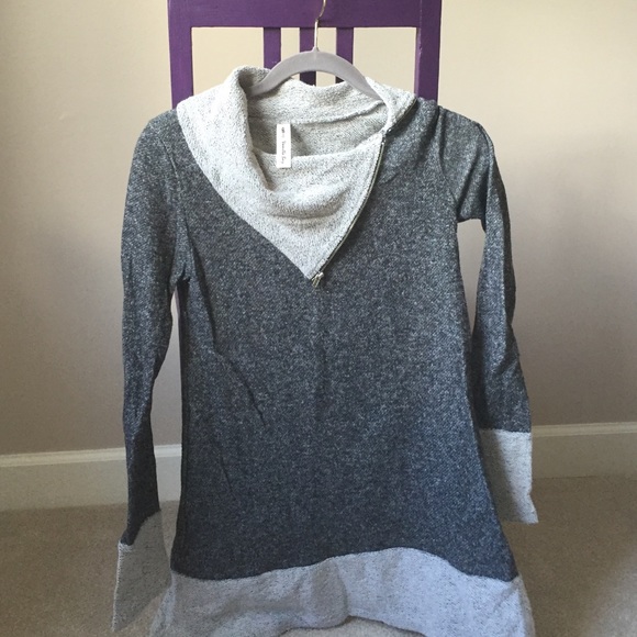 Tunic sweatshirt