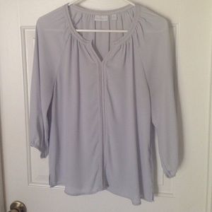 Gray blouse