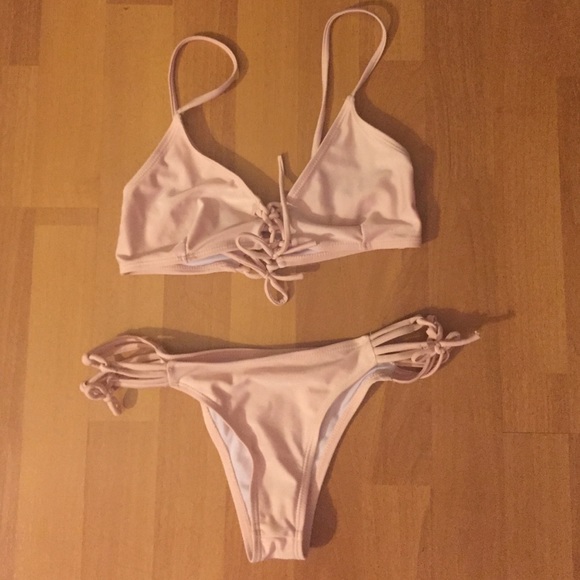 Baby pink bikini