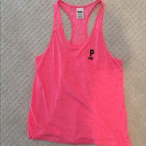 PINK lace tank