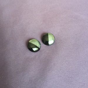 Hematite clip earrings