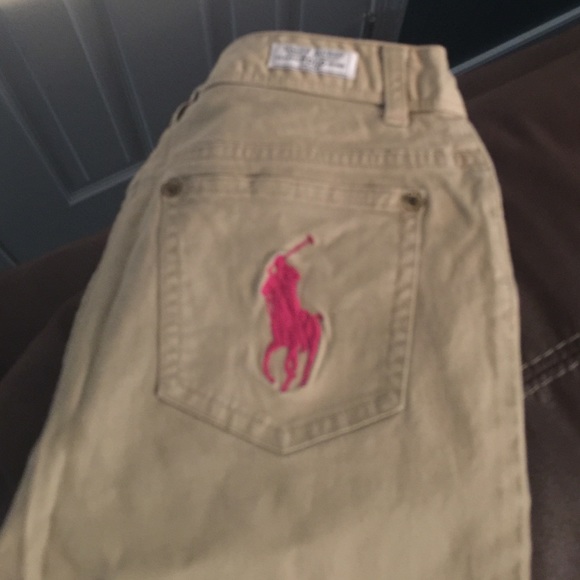 Ralph Lauren tan jeans