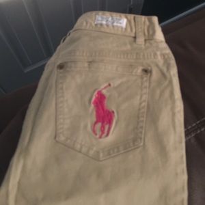 Ralph Lauren tan jeans