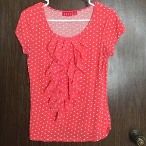 Polka dot blouse