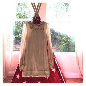 FRENCH CONNECTION SUGAR CANDY LONG SLEEVE TUNIC