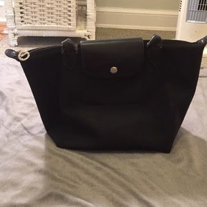 Black small longchamp bag
