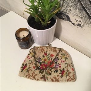 Gorgeous Antique Tapestry Clutch