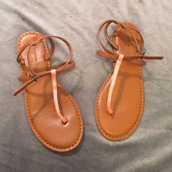 Size 8 American eagle strappy sandals