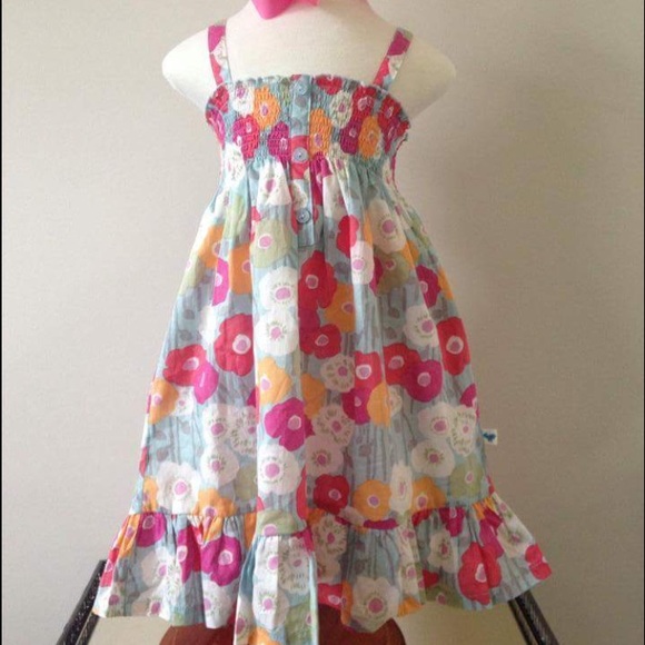 Girls Floral Poppy Sundress