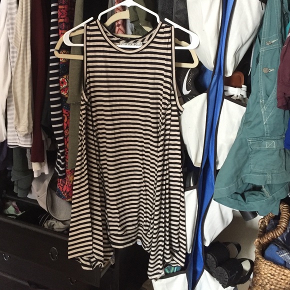 Striped Loose Long shirt