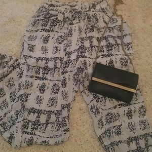 Black and White Joggers