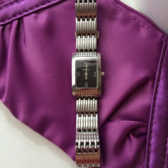 DKNY metal band watch