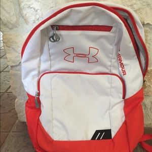 Backpack orange and white