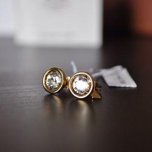 Coach Crystal Stud Earrings
