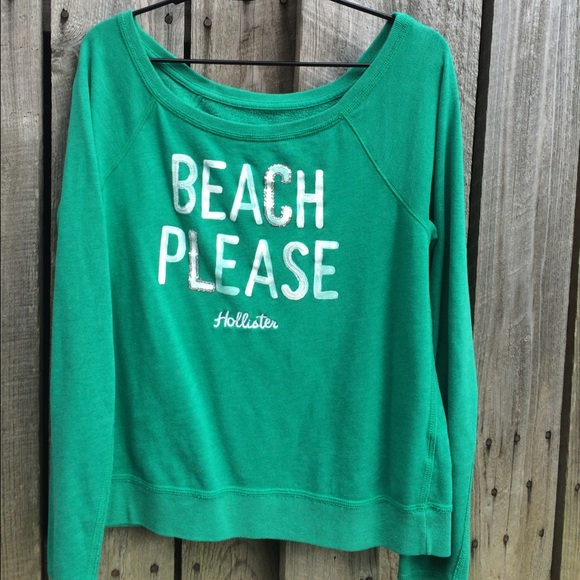 Beach Please Hollister Long Sleeved Shirt