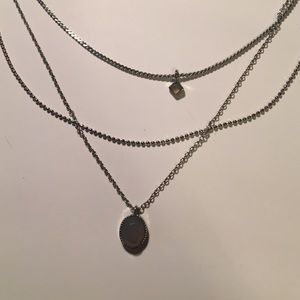 urban outfitters layered necklace
