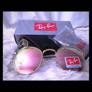 ⚡️FLASH SALE⚡️Ray Ban Round Pink Mirror