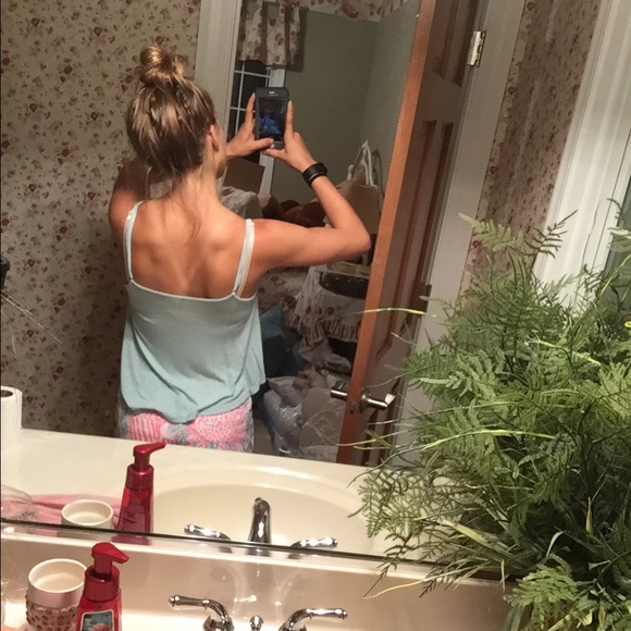 TRADEDSalmon Pink and Seafoam Mint Green Tank Tops - Picture 4 of 4