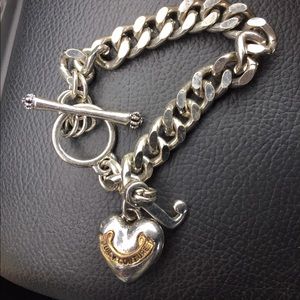 Sterling silver juicy couture charm